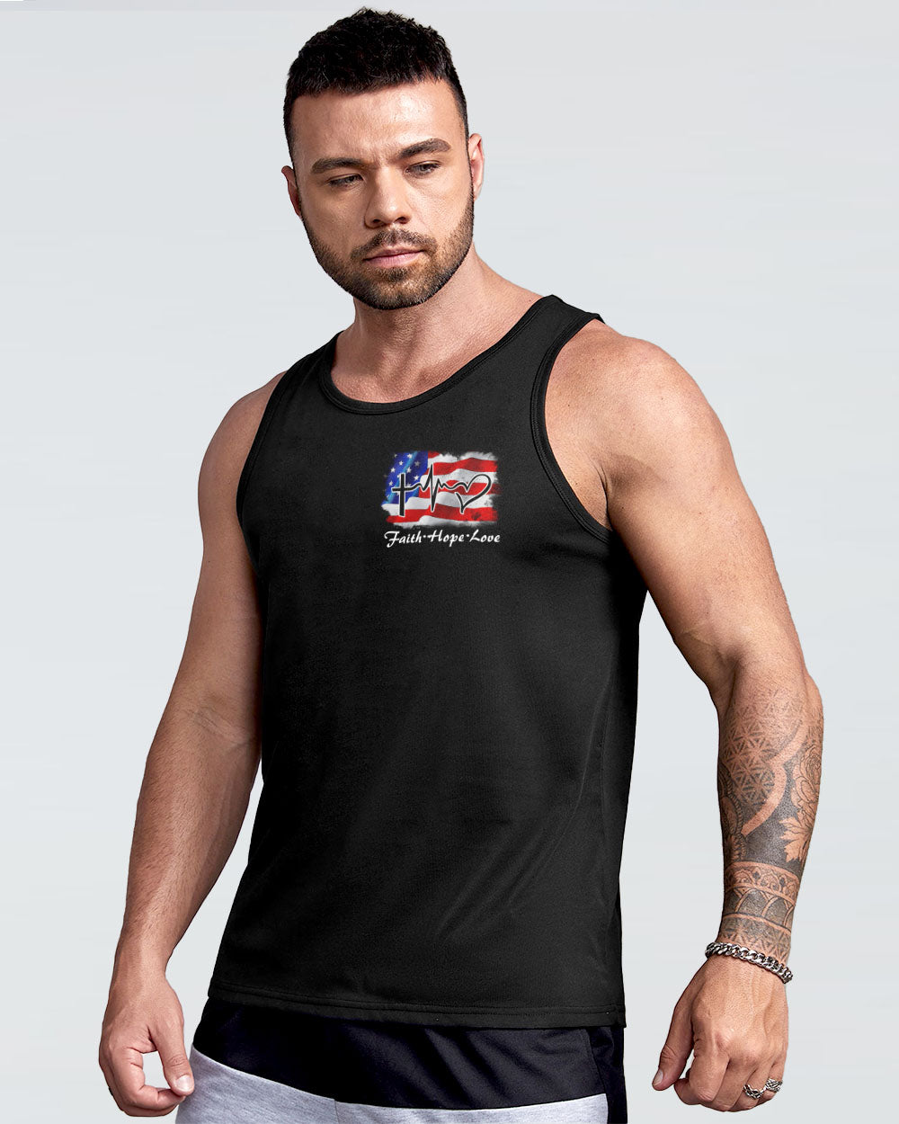 Sorry If My Patriotism Offends You Trust Me Your Lack Of Spine Wings Men's Christian Tank