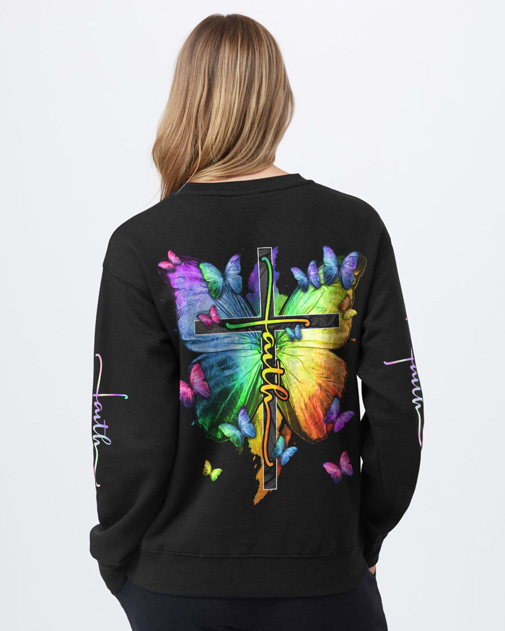 Way Maker Butterfly Women's Christian Sweatshirt