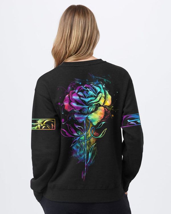 Fe Rose Colorful Women's Christian Sweatshirt