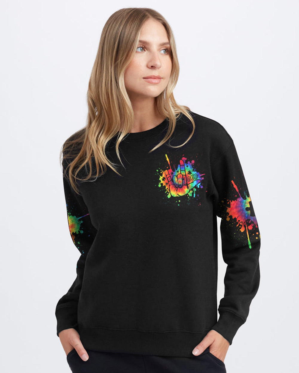 Someone With Autism Has Taught Me Women's Autism Awareness Sweatshirt