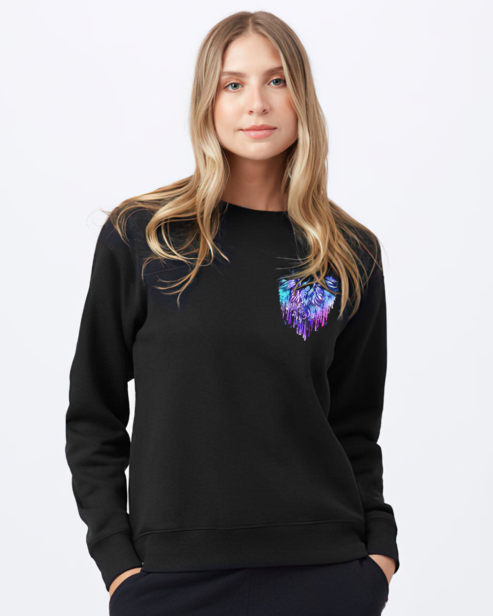 Rise From The Ashes Flag Women's Suicide Prevention Awareness Sweatshirt