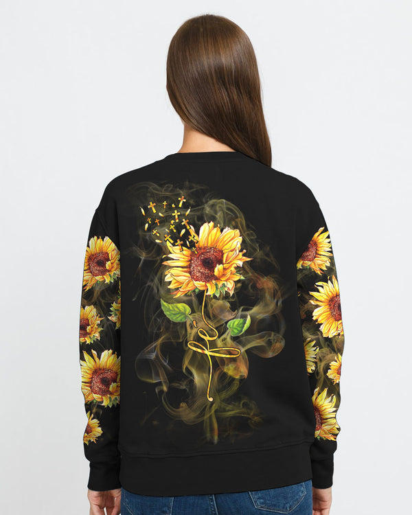 Sunflower Fly Fe Women's Christian Sweatshirt