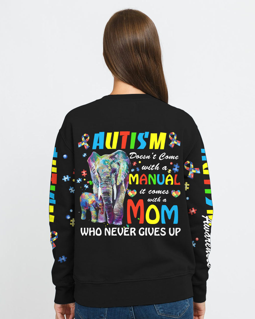 Autism Doesn't Come With Manual Women's Autism Awareness Sweatshirt