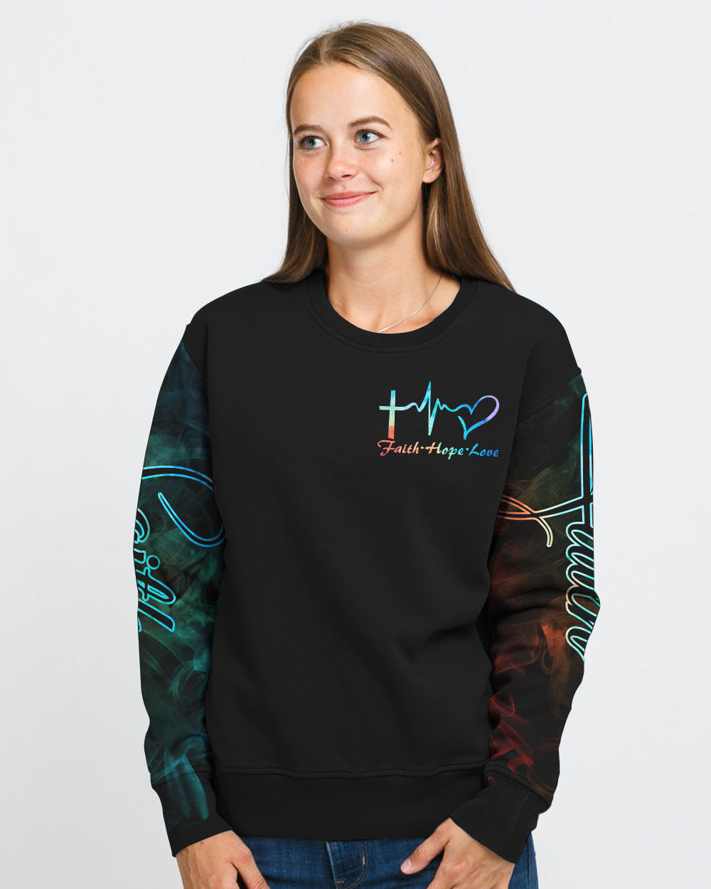 My God That Is Who You Are Jesus Lion Lamp Women's Christian Sweatshirt