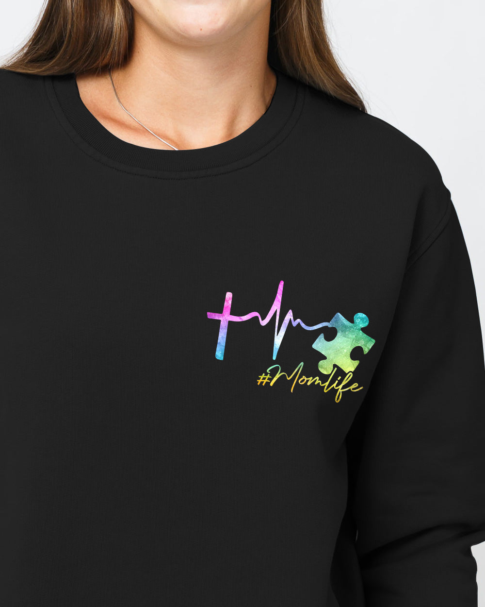 Different Is Beautiful Rainbow Sunflower Women's Autism Awareness Sweatshirt
