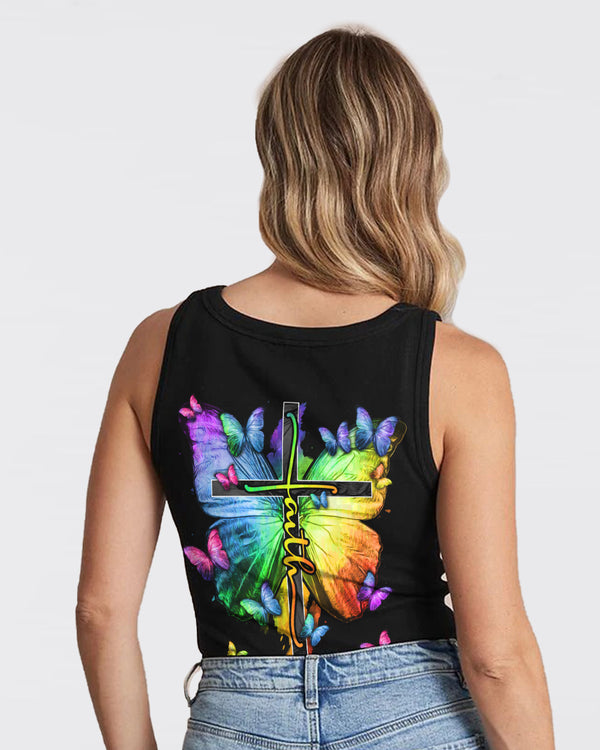 I Can Do All Things Butterfly Women's Christian Tanks