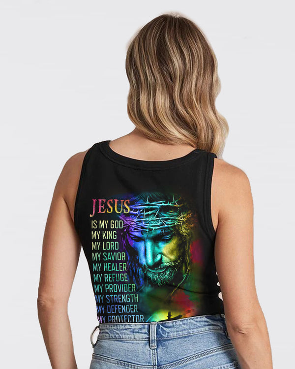 Jesus Is My Everything Women's Christian Tanks