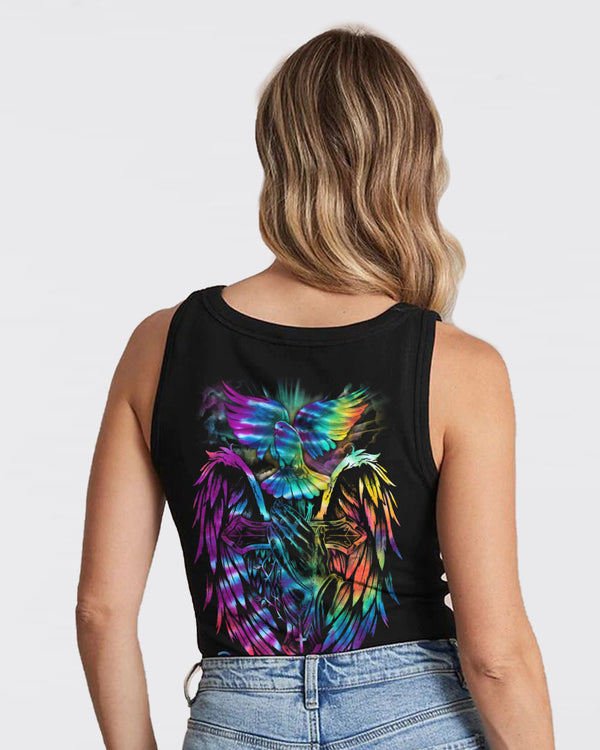 Praying Hand Dove Women's Christian Tanks