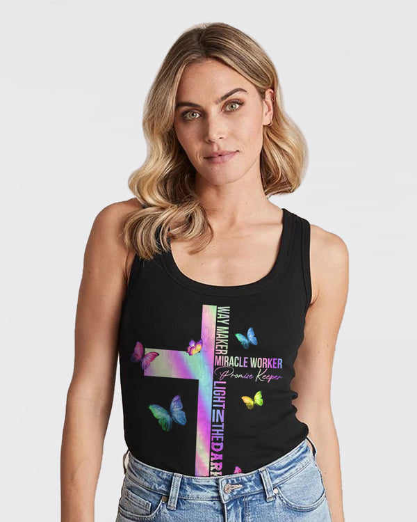 Way Maker Butterfly Women's Christian Tanks