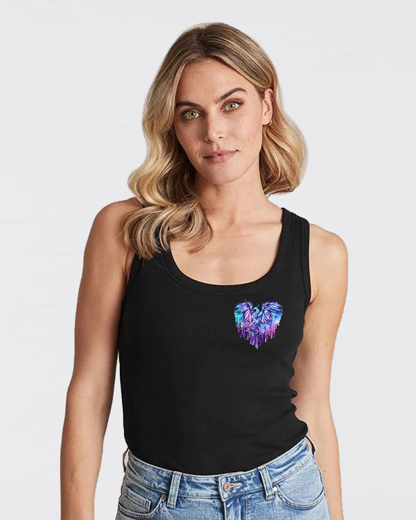 Rise From The Ashes Flag Women's Suicide Prevention Awareness Tanks