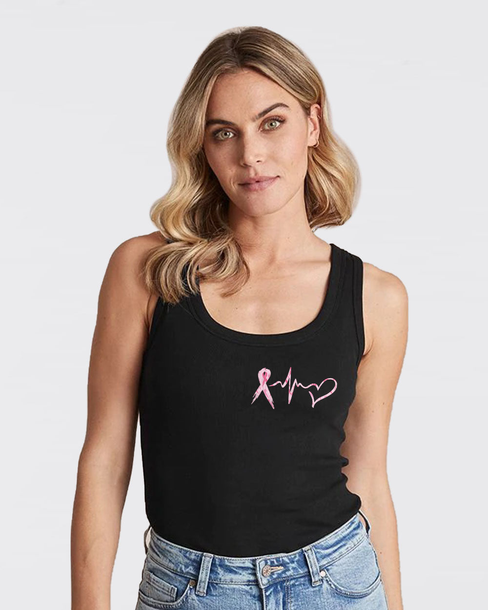 Fight Flag Women's Breast Cancer Awareness Tanks