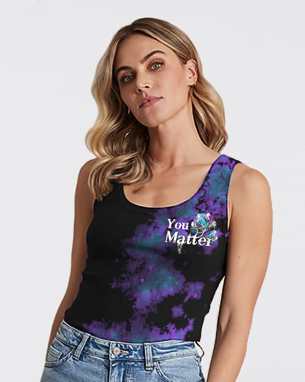 Rose Dragon Women's Suicide Prevention Awareness Tanks