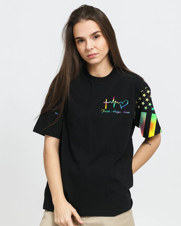 My God That Is Who You Are Colorful Jesus Painting Women's Christian Tshirt