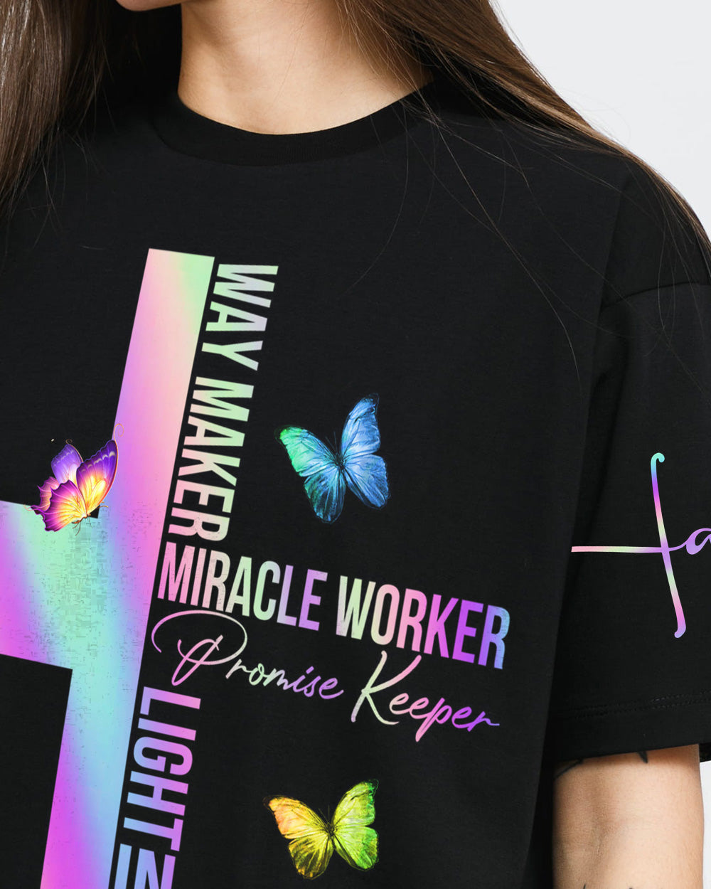Way Maker Butterfly Women's Christian Tshirt