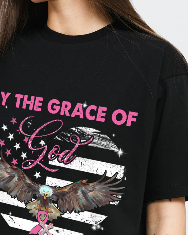 By The Grace Of God Heart Eagle Women's Christian Tshirt