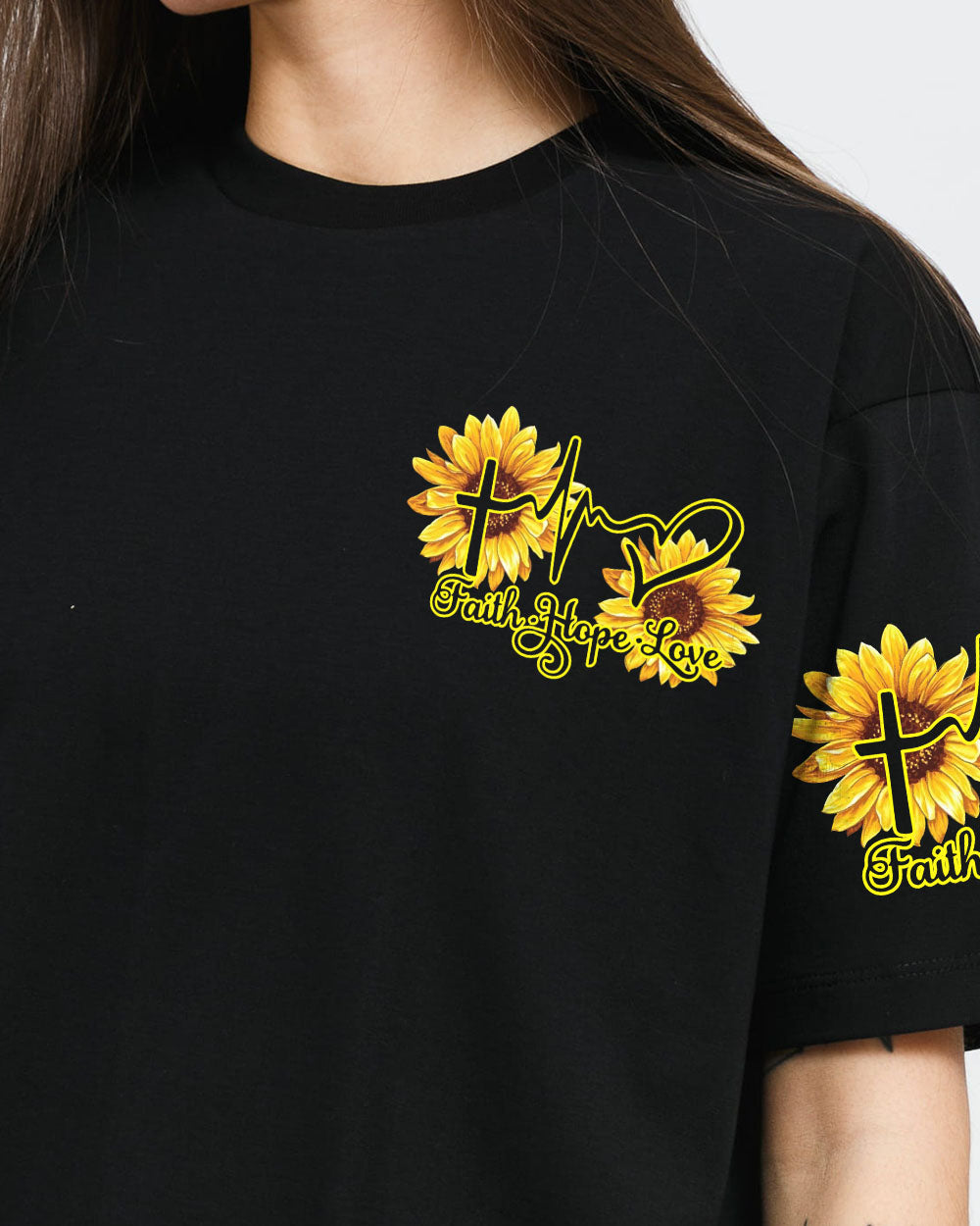 God Says You Are Sunflower Women's Christian Tshirt