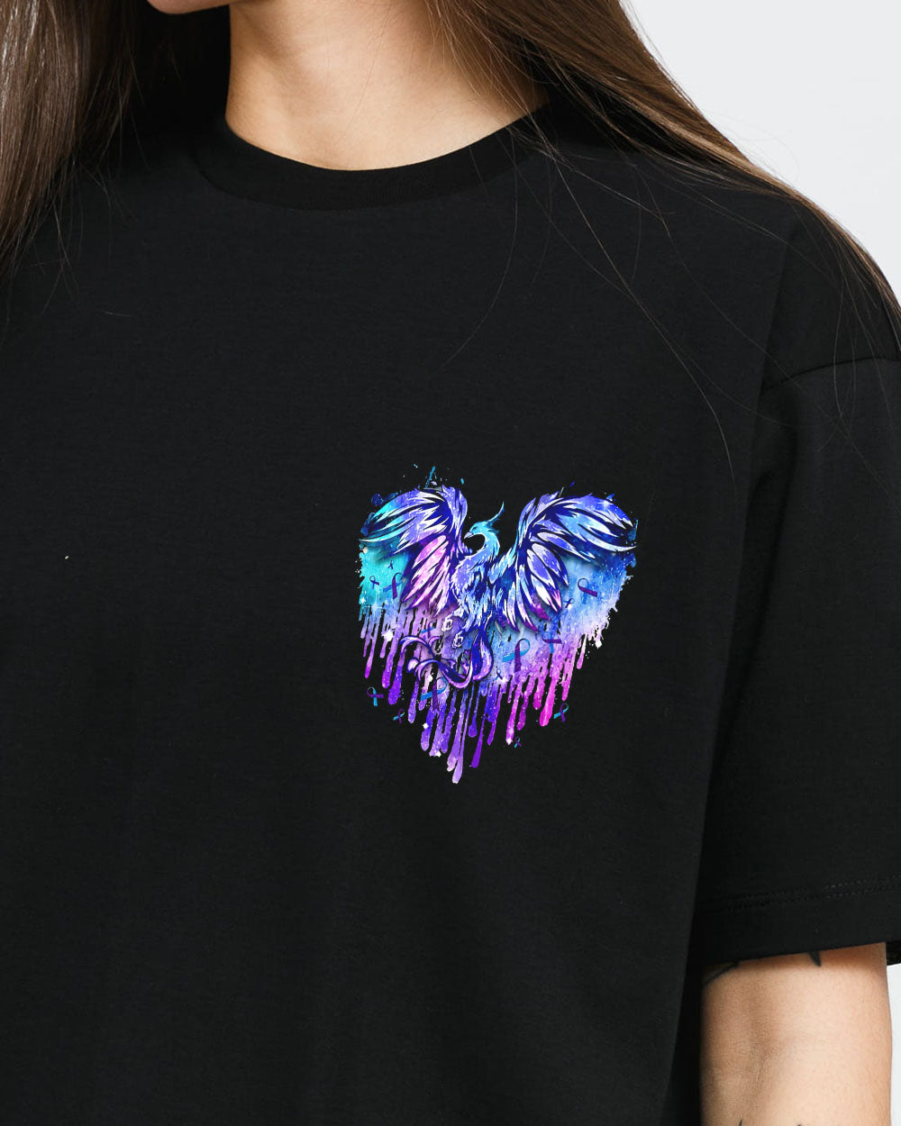 Rise From The Ashes Flag Women's Suicide Prevention Awareness Tshirt