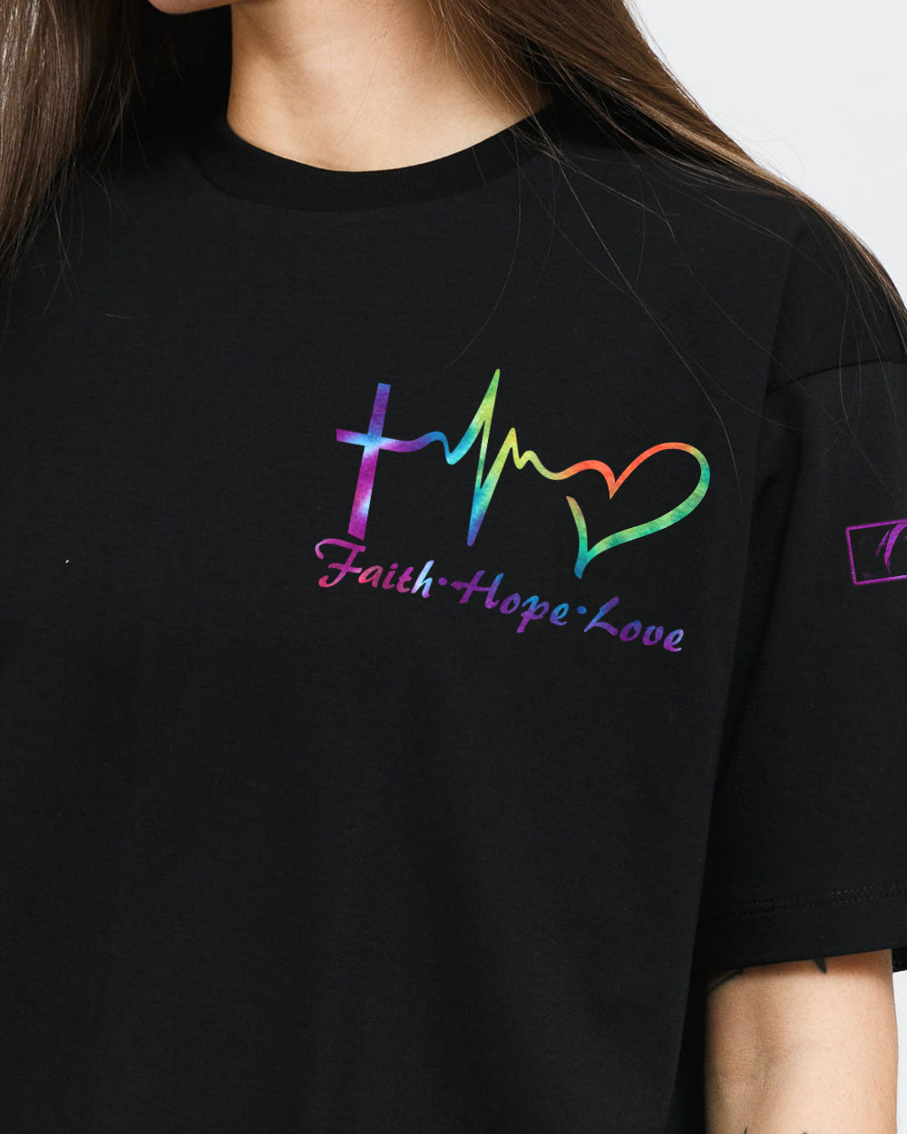 Fe Rose Colorful Women's Christian Tshirt