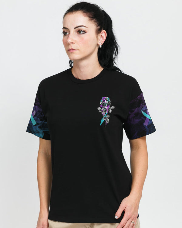 Choose To Keep Going Rose Smoke Women's Suicide Prevention Awareness Tshirt