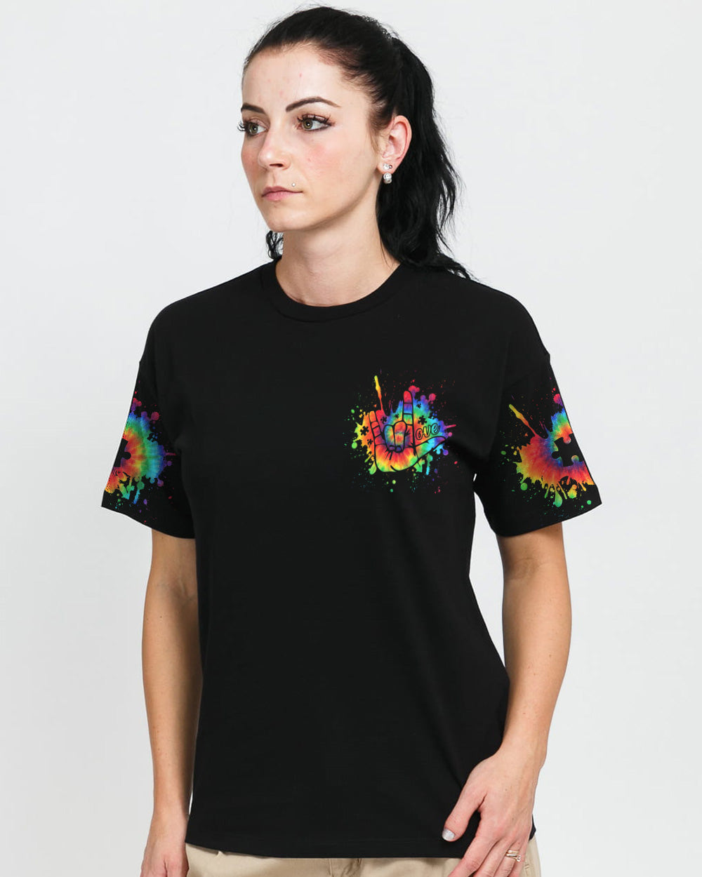 Someone With Autism Has Taught Me Women's Autism Awareness Tshirt