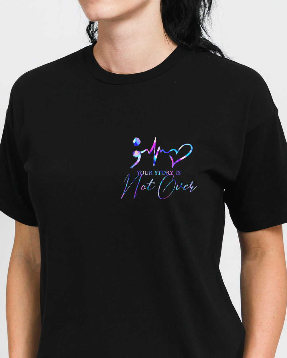 Stay Flag Women's Suicide Prevention Awareness Tshirt