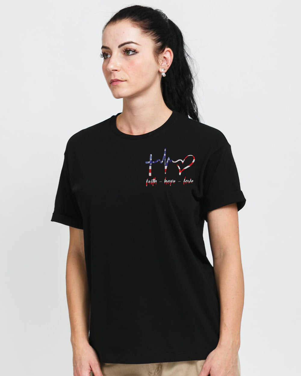 Don't Be Afraid Just Have Faith Jesus Women's Christian Tshirt