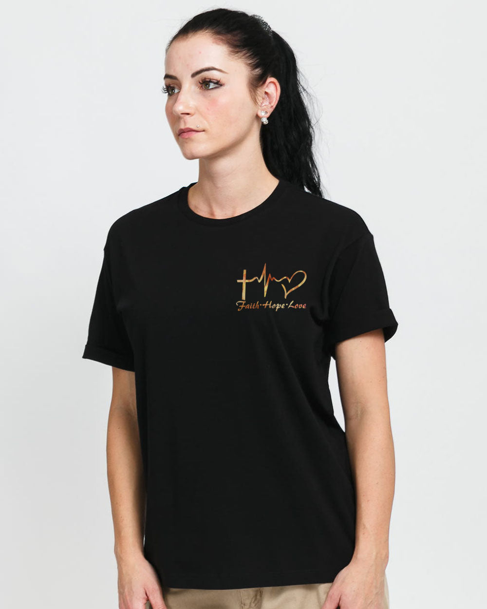 She's Sunshine Mixed With A Little Hurricane Women's Christian Tshirt