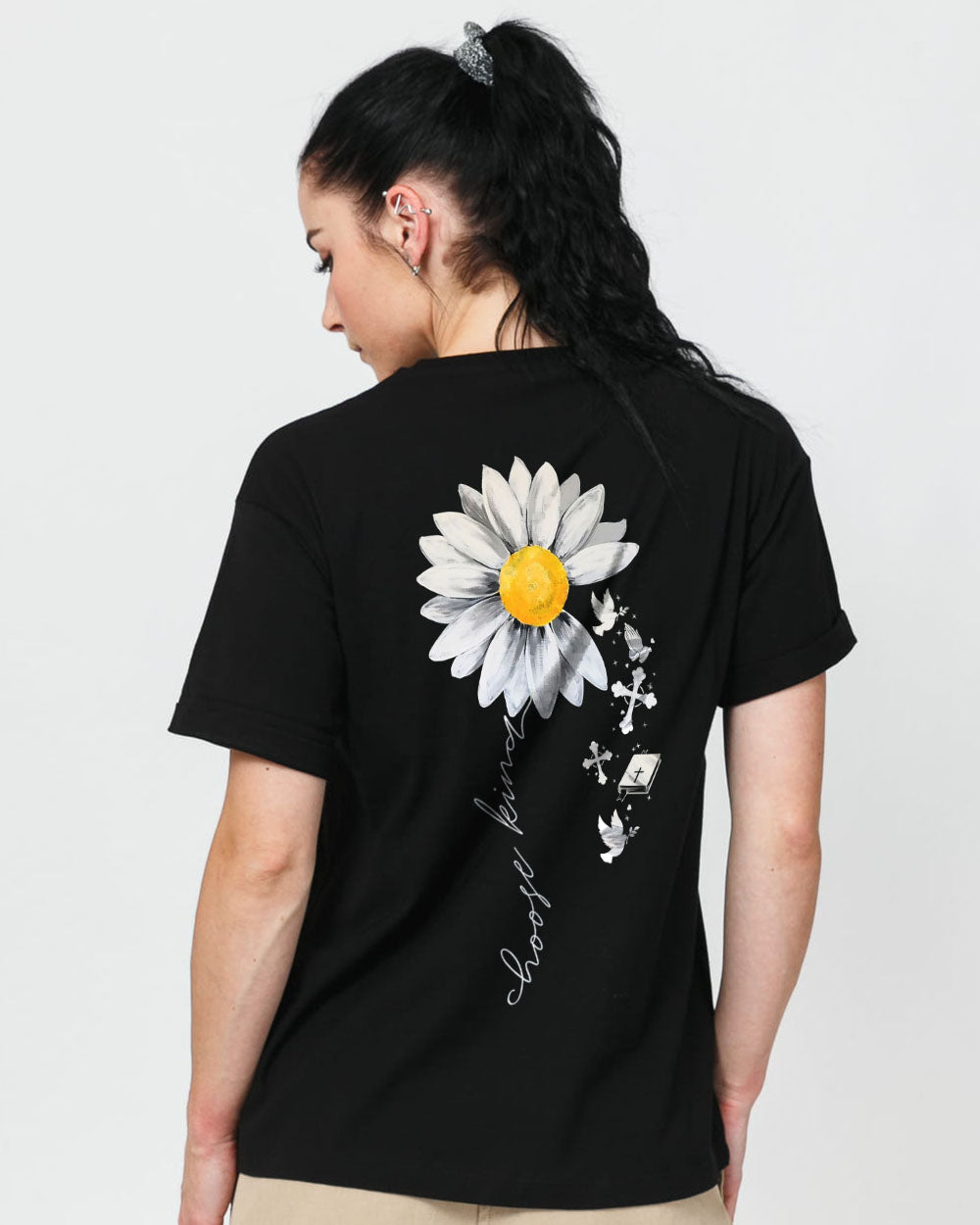 Choose Kind Daisy Women's Christian Tshirt