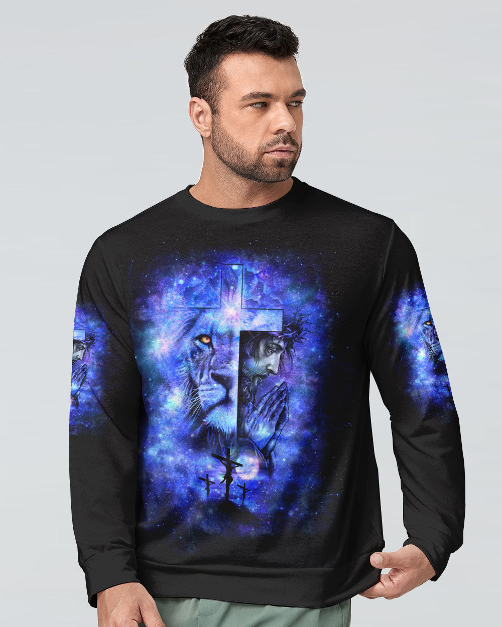 I Would Rather Stand With God And Be Judged By The World Men's Christian Sweatshirt