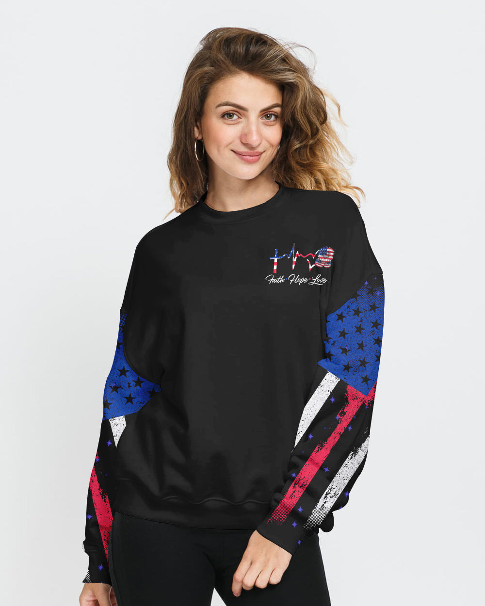 She's A Good Girl Loves Her Mama Women's Christian Sweatshirt