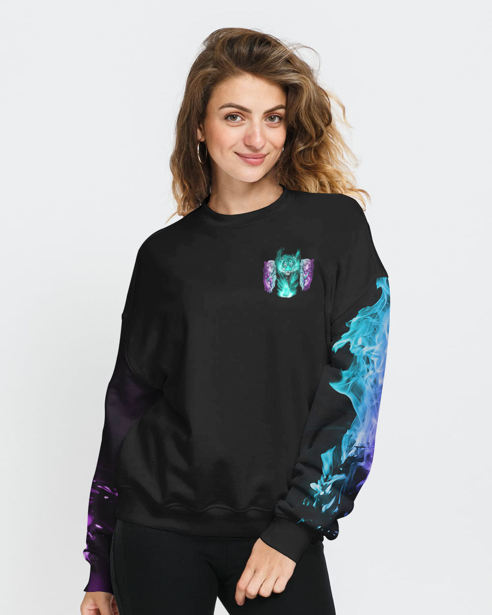 Keep Going No Matter What Tiger Women's Suicide Prevention Awareness Sweatshirt