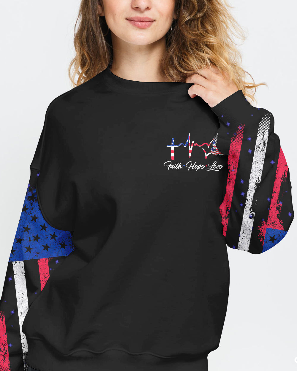 She's A Good Girl Loves Her Mama Women's Christian Sweatshirt