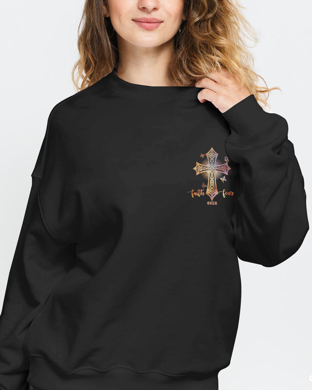 Faith Wings Women's Multiple Sclerosis Awareness Sweatshirt