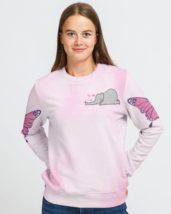 I Am A Person Who Wants To Do  Women's Breast Cancer Awareness Sweatshirt