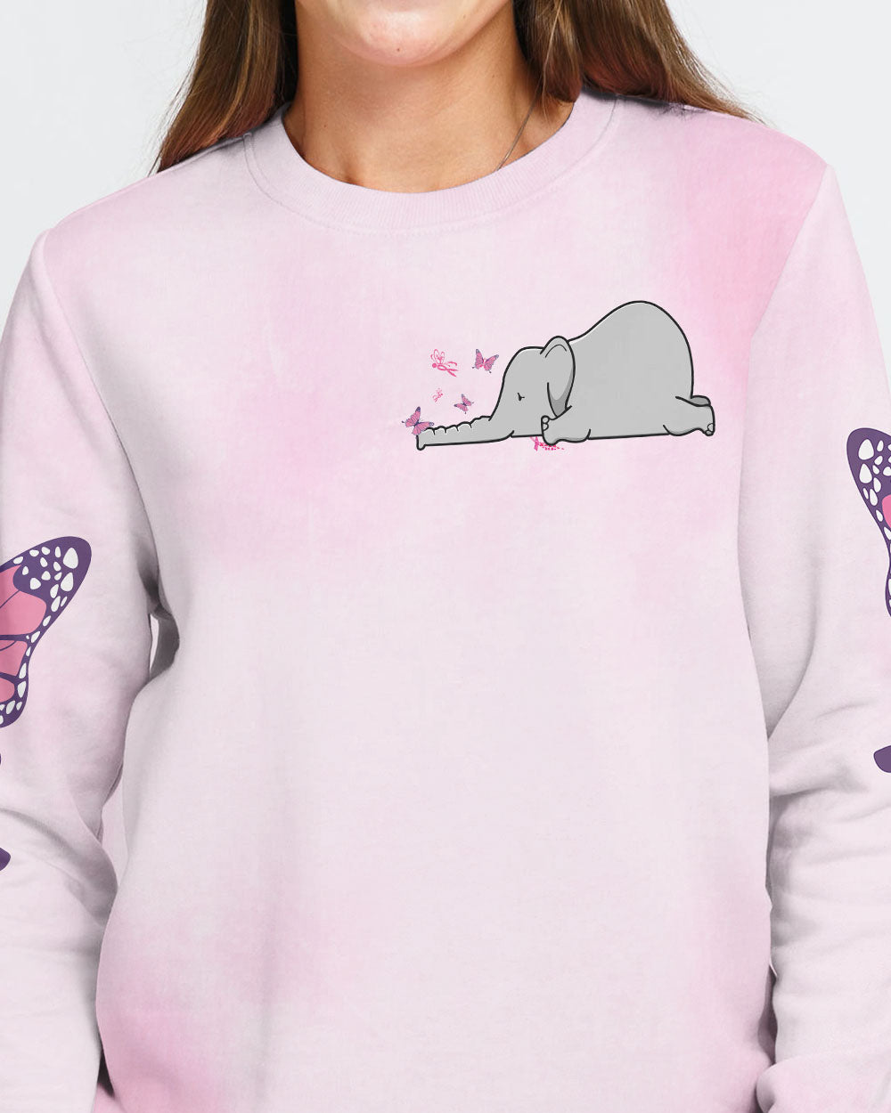 I Am A Person Who Wants To Do  Women's Breast Cancer Awareness Sweatshirt