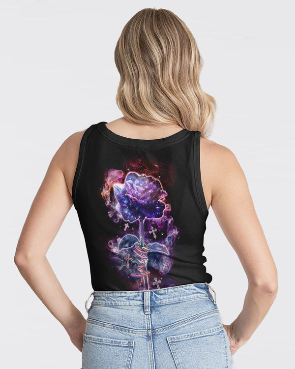 Rose Faith Galaxy Women's Christian Tanks