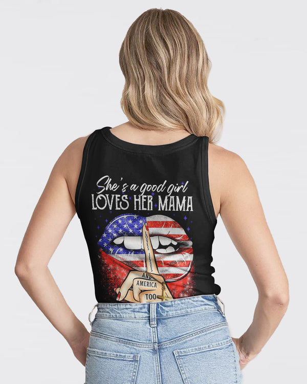 She's A Good Girl Loves Her Mama Women's Christian Tanks