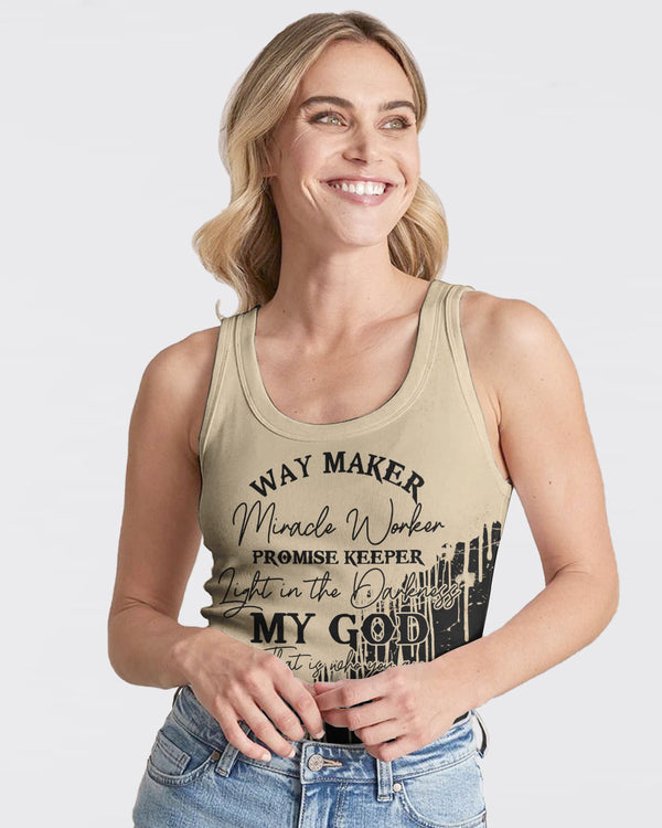 Way Maker Miracle Worker Melt Women's Christian Tanks