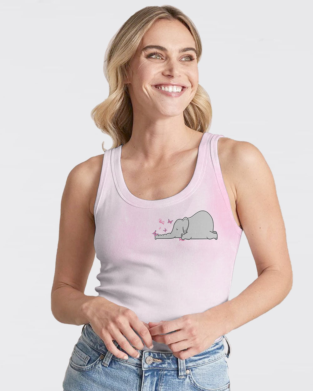 I Am A Person Who Wants To Do  Women's Breast Cancer Awareness Tanks