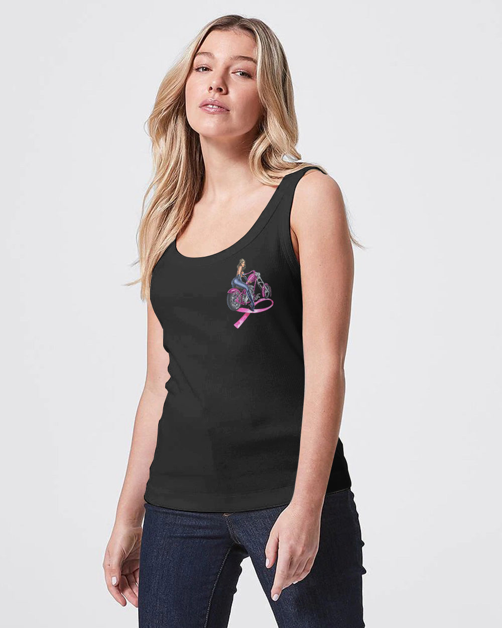 Bikers Fight For A Cure Women's Breast Cancer Awareness Tanks
