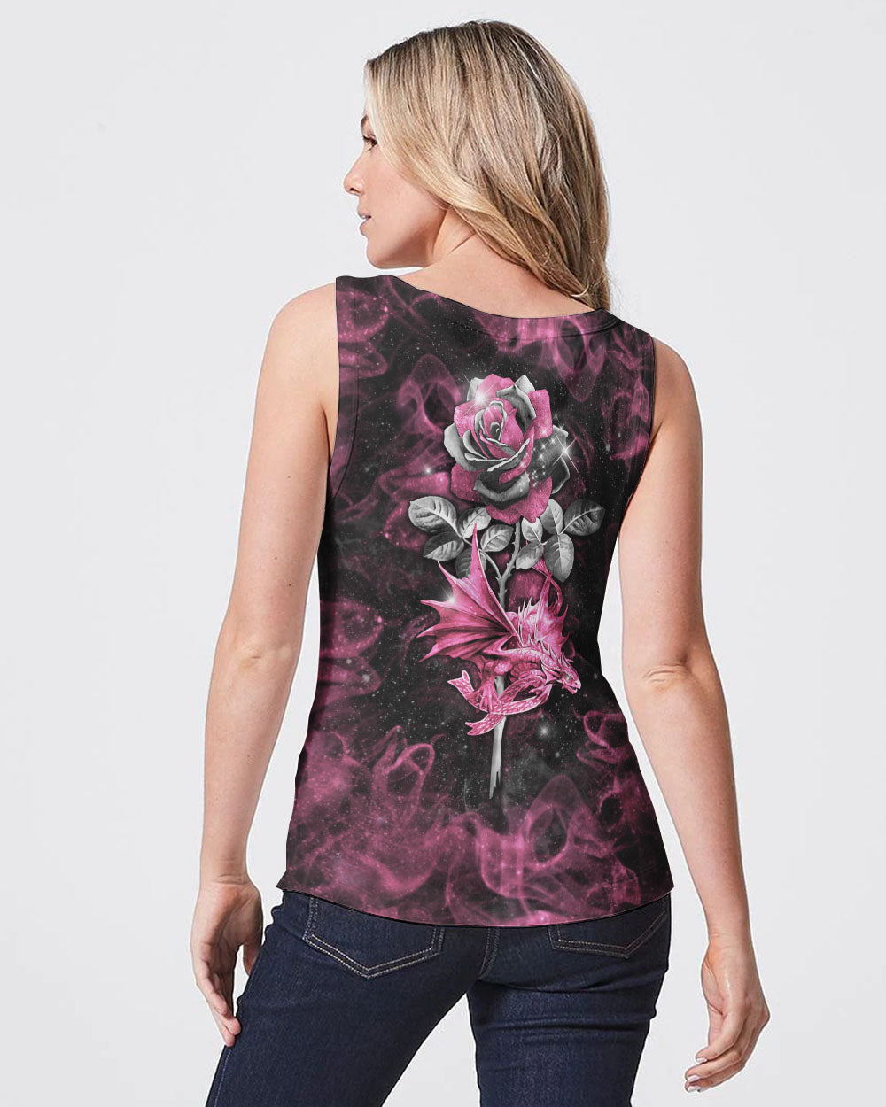 Rose Dragon Women's Breast Cancer Awareness Tanks