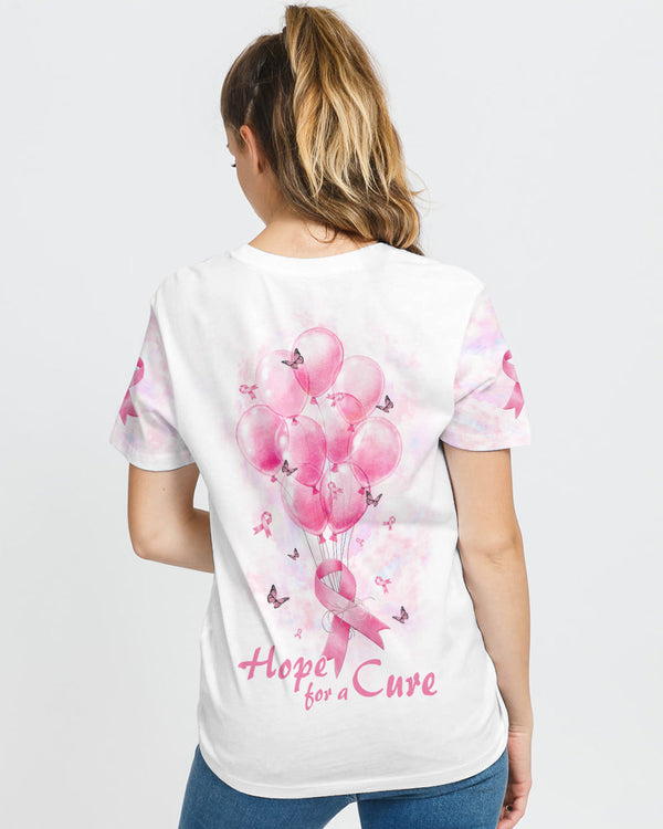 Cancer Balloon Women's Breast Cancer Awareness Tshirt