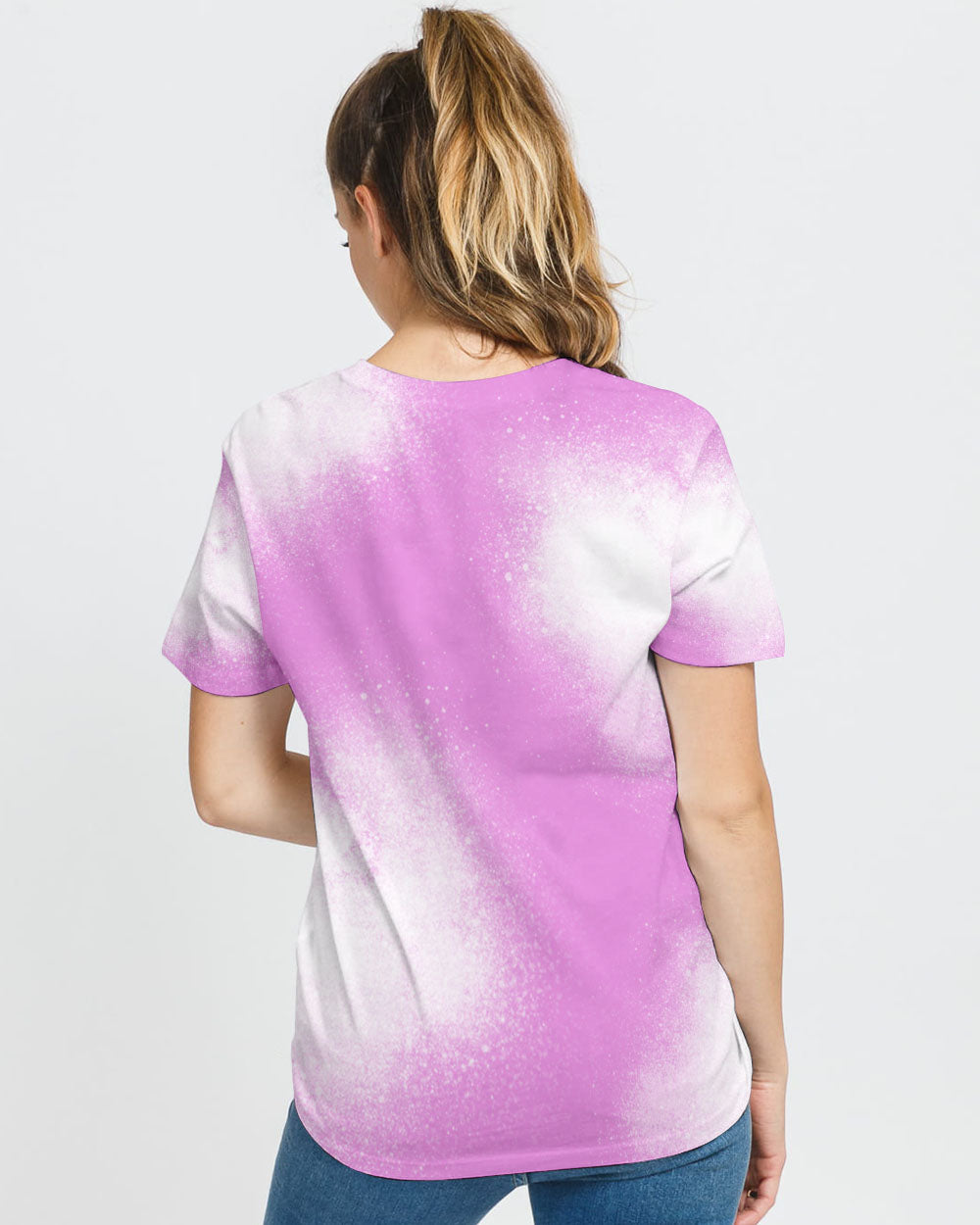 Tiger Crack Pink Ribbon Women's Breast Cancer Awareness Tshirt