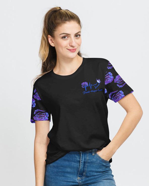 Rose Butterfly Water Women's Christian Tshirt