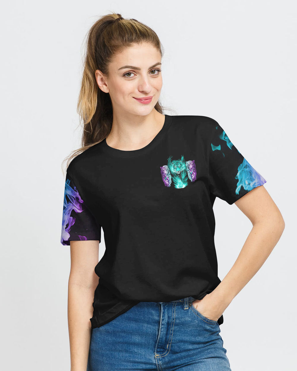 Keep Going No Matter What Tiger Women's Suicide Prevention Awareness Tshirt