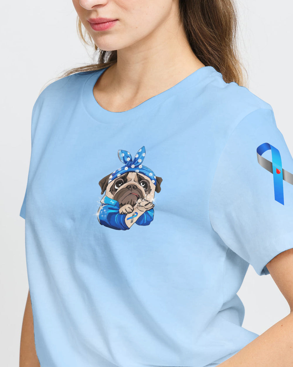 Think Pawsitive Dog Women's Diabetes Awareness Tshirt