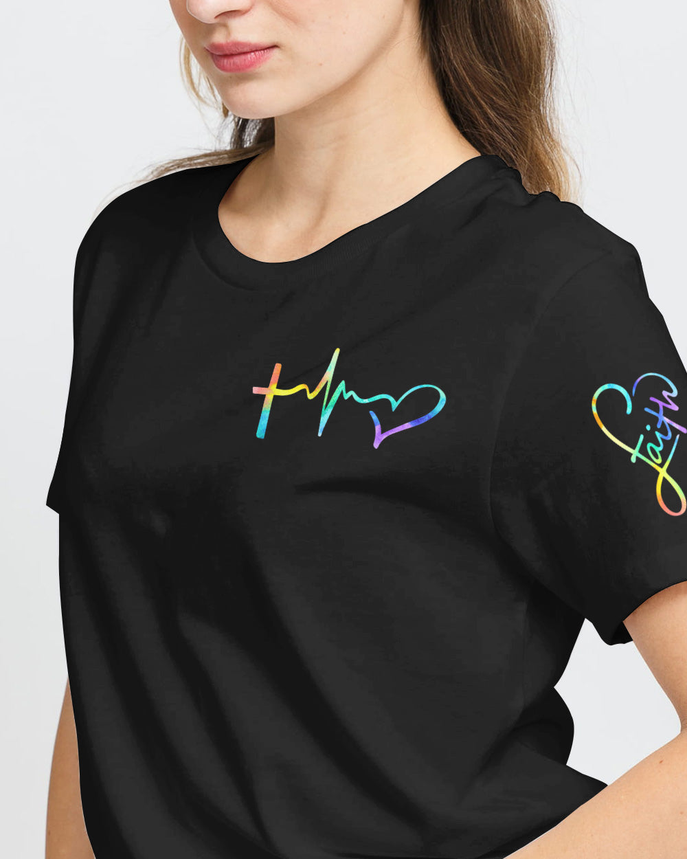 Jesus Faith Over Fear Women's Christian Tshirt