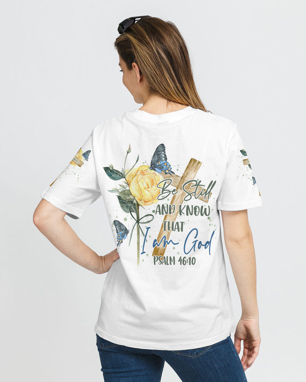 Be Still And Know That I Am God Women's Christian Tshirt