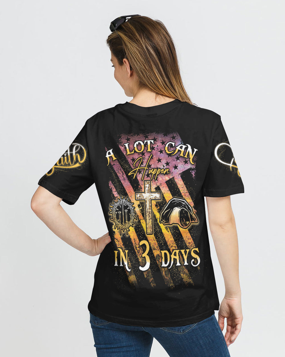 A Lot Can Happen In 3 Days Women's Christian Tshirt