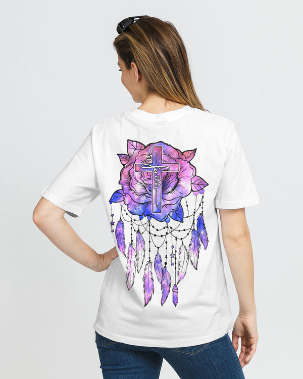 Faith Rose Dreamcatcher Women's Christian Tshirt
